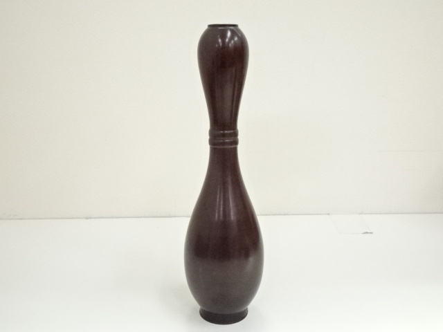 道具 ] - 道具 中島保美造 鋳銅瓢花瓶（共箱） | ネットショップ圭